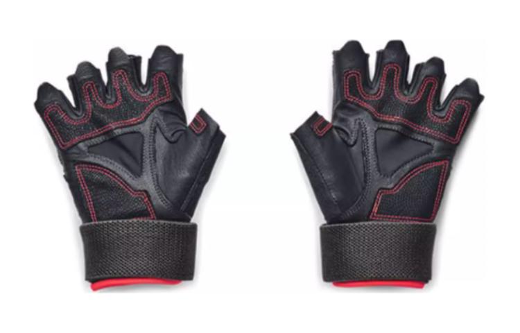 Мужские перчатки Under Armour Under Armour (черно-красные) — фото 2