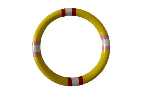 HERMES H Equipe Bangles Women's Yellow