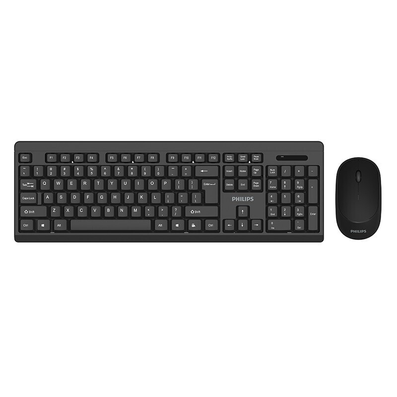 PHILIPS Philips, mute light and thin waterproof cute laptop for office, wireless keyboard, mouse, set, business version