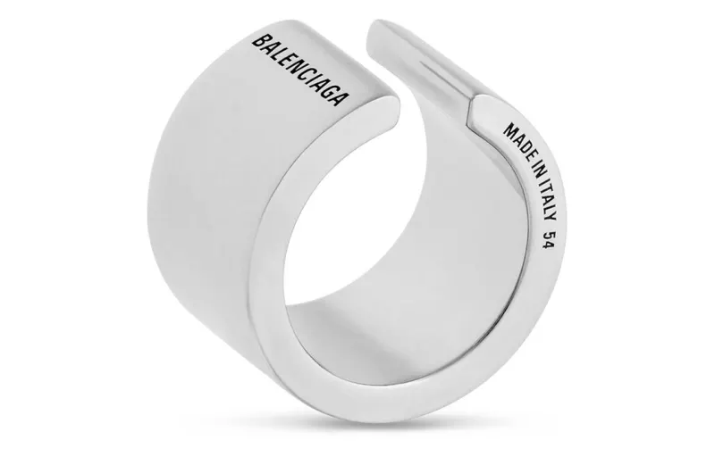 Balenciaga Garage Logo-print Ring