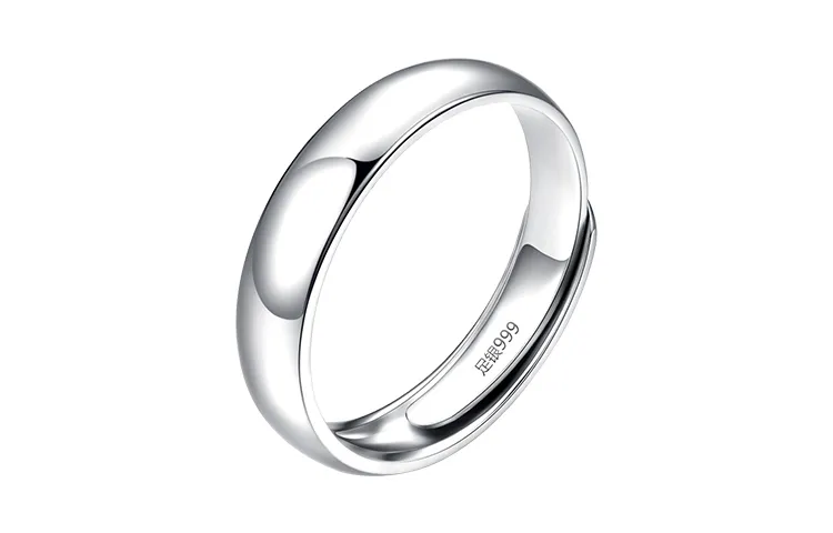 Mini&yaya 999 Fine Silver Rings Men's