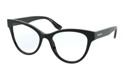 MIU MIU Acetate Butterfly Eyeglass Frames Women's Black