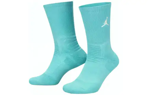 Jordan Sports quick dry breathable basketball high boots, blue knee socks for men and women, with your logo imprint, mid-length, for beloved