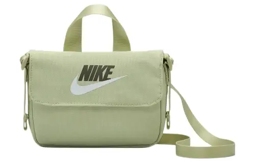 Nike Fabric Shoulder Bag, Crossbody Bag Unisex Light Olive Green Gray