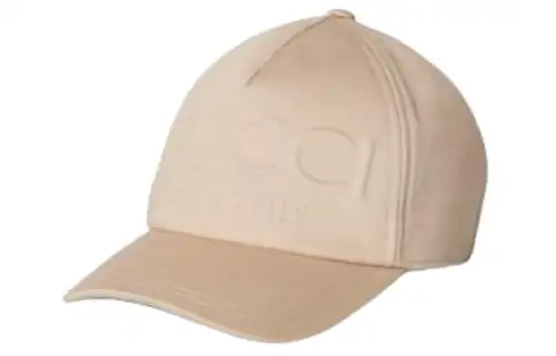 GUCCI Cotton Baseball Caps Women's Beige