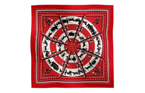 HERMES PARIS Scarves Women's Red
