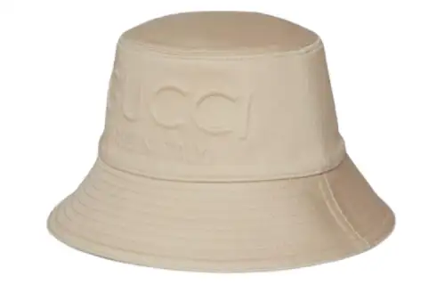 GUCCI Cotton Bucket Hats Women's Beige