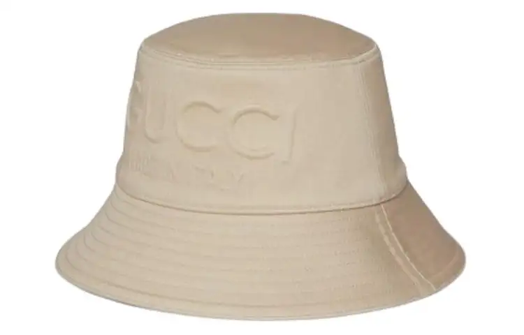 GUCCI Cotton Bucket Hats Women's Beige