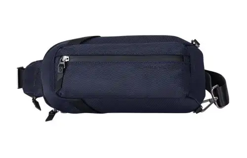 Anta Variety Training Collection Fabric Crossbody Bag Sling Bag Men's Midnight Blue