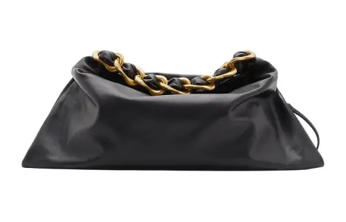 Burberry Smooth Calfskin Handbag Medium Women's Black