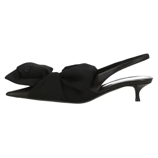 Balenciaga Bow Detailed Slingback Pumps