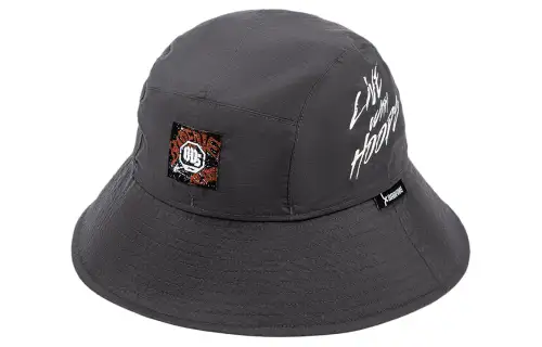 Li Ning Polyester Bucket Hats Unisex Black