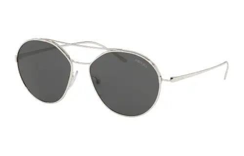 PRADA Aviator Sunglasses Women's Silver