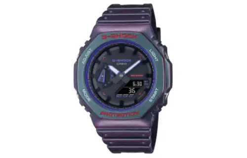 CASIO Unisex Liquid Crystal/Analog Dual Display Series Gray Watch GA-2100AH-6A