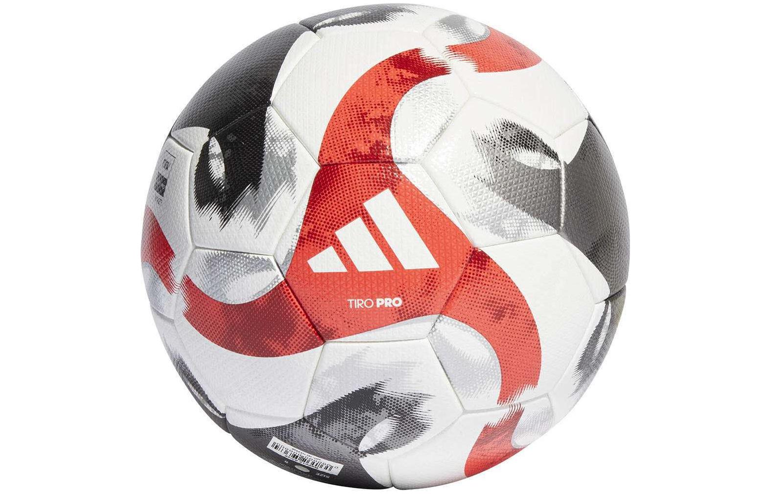 Adidas Size 5 Soccer Ball Unisex White Black Red