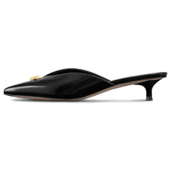 LOUIS VUITTON Closed Toe Slippers Women's