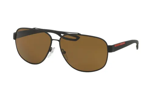 PRADA Plastic Aviator Sunglasses Women's Black