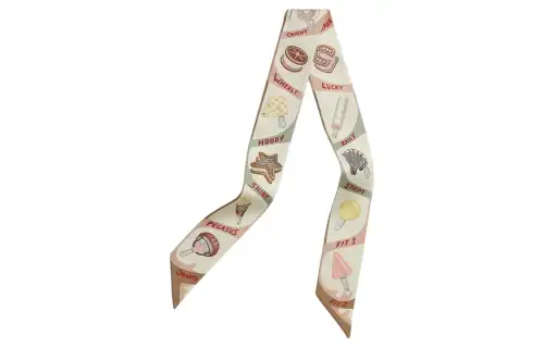 HERMES Scarves Women's Beige Yellow