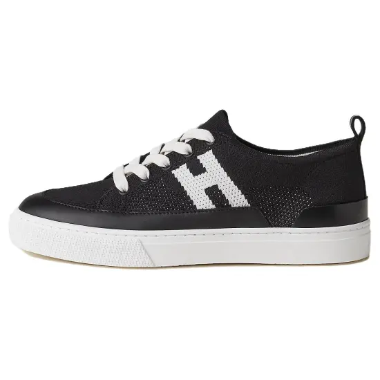 HERMES Deep Skateboard Shoes Women's Low-Top Black