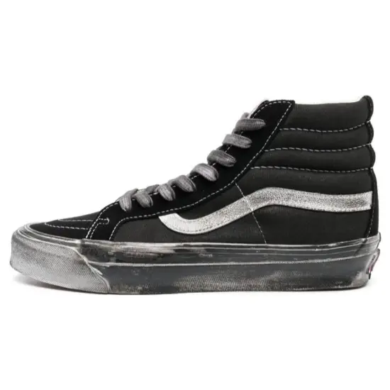 Vans Vault UA OG Sk8-Hi LX Stressed Black White