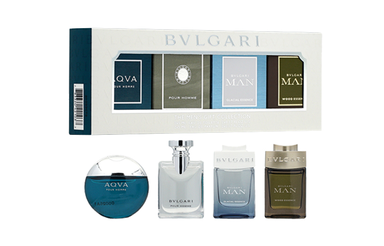 BVLGARI Bvlgari, small perfume sample, marine set, 4 piece set, 5 ml