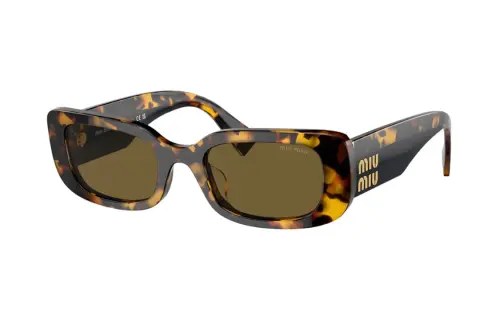 MIU MIU Tortoiseshell effect Rectangle frame Sunglasses