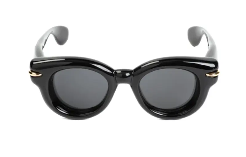 LOEWE Round Sunglasses Women's Black