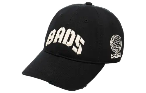 Li Ning Cotton Baseball Caps Unisex Black