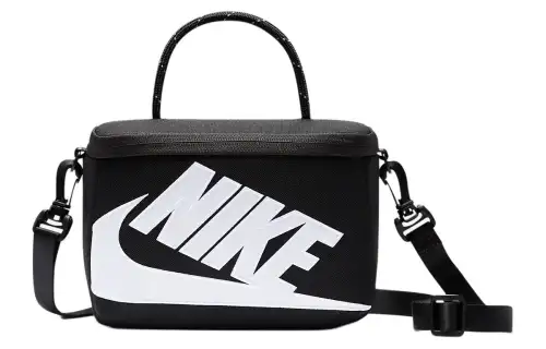 Nike Mini Shoe Box 3L Cross-Body Bag Black/White