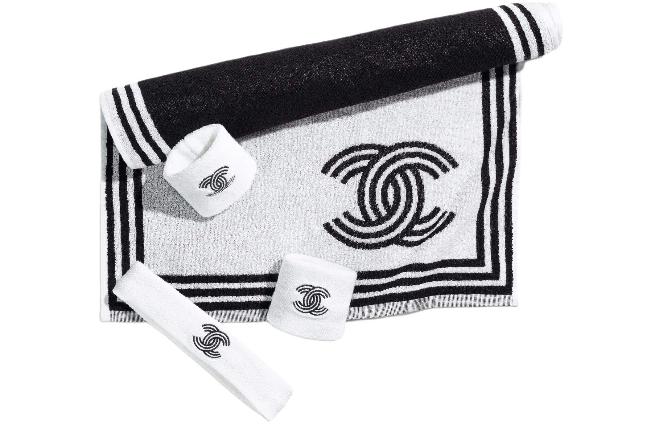 Спортивный костюм Chanel (черно-белый)