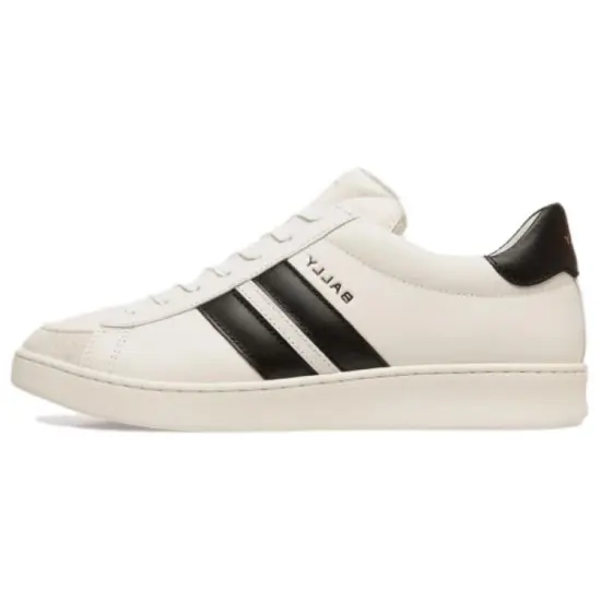BALLY Stripe-detail Leather Sandals