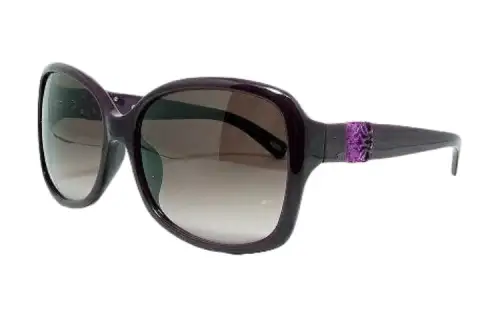 LOEWE Plastic Oval Sunglasses Women's Black