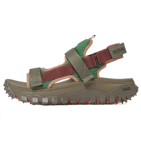 Moncler Trailgrip Round Toe Sandals