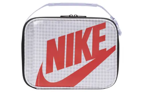Nike Polyester Handbag Unisex Orange & White