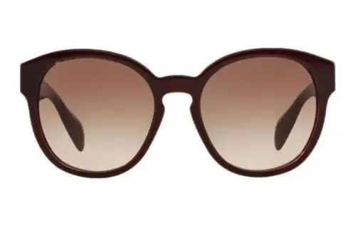 PRADA Butterfly Sunglasses Women's Red Brown