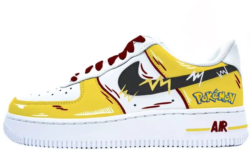 Nike Air Force 1, low sneakers, custom-made, women's style