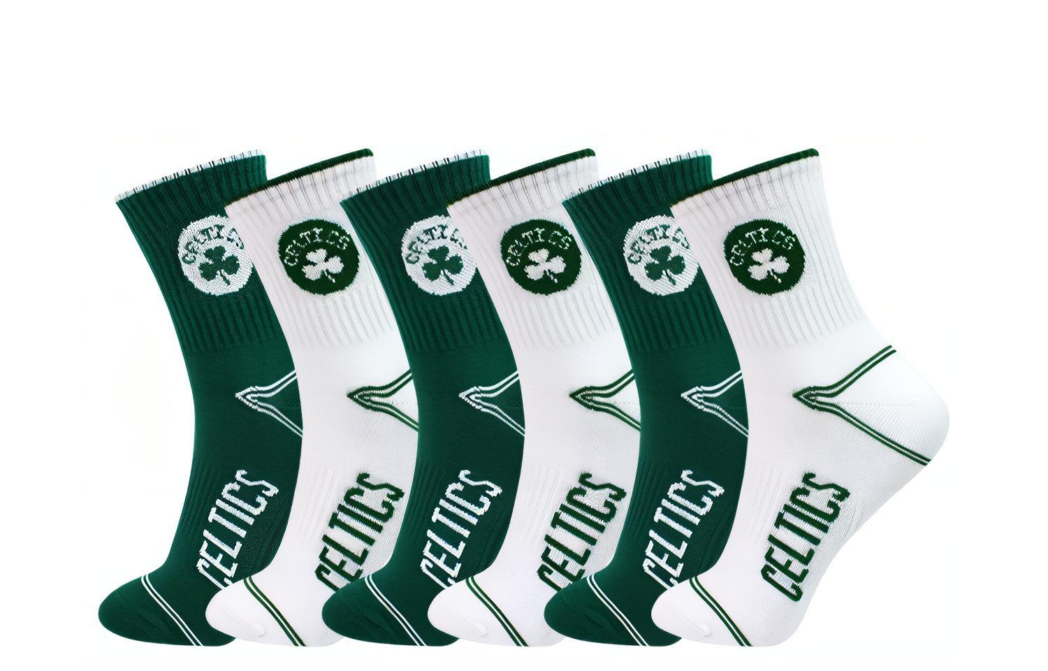 NBA Mid Calf Socks Men’s 6 Pack