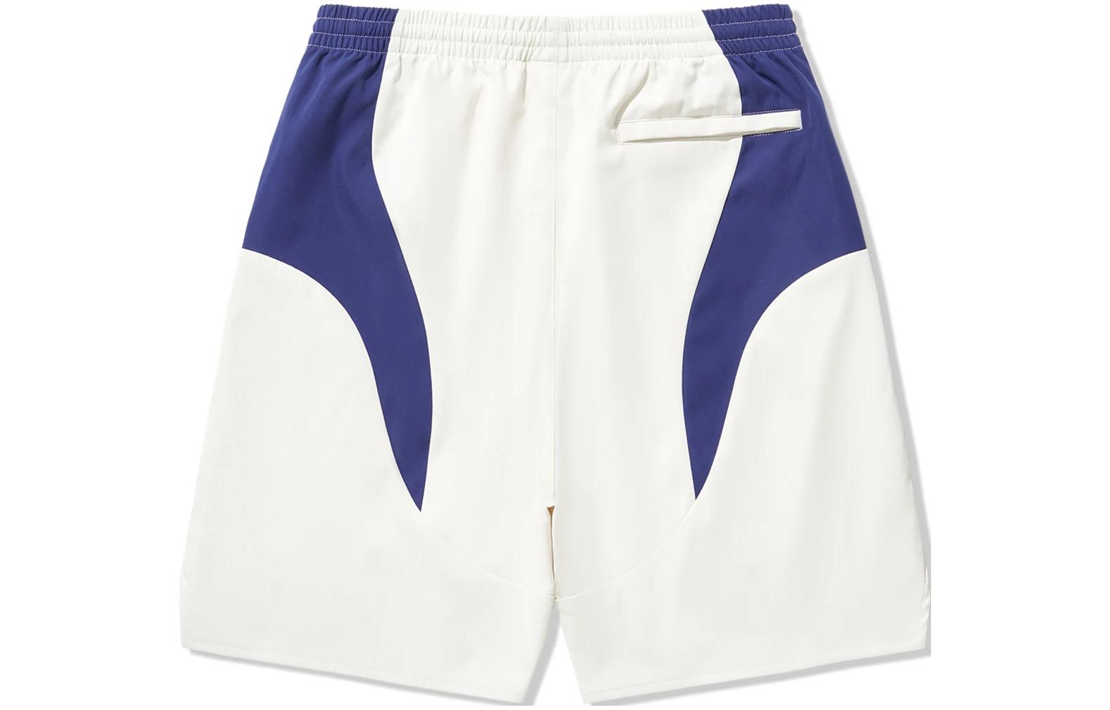 Li Ning Sports Shorts Men’s Ecru Shadow Purple Blue