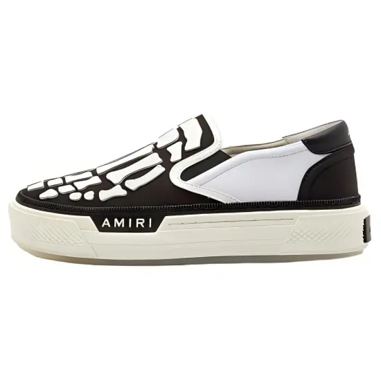 AMIRI Women's Skel Top Slip-On 'Black White'