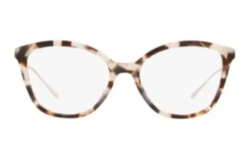 PRADA Plastic Cat Eye Eyeglass Frames Women's Brown