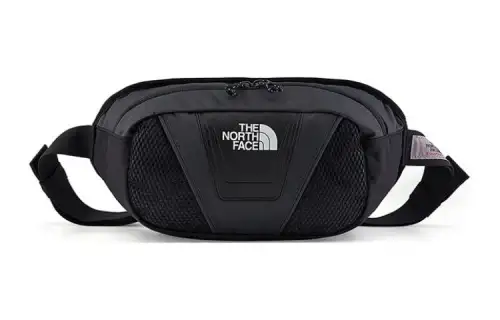 THE NORTH FACE 4L Fanny Pack Outdoor Bag Recycled Material Polyester Black Unisex