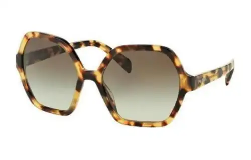 PRADA Irregular Shape Sunglasses Women's Tortoiseshell