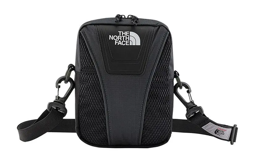 THE NORTH FACE 1.8L One Shoulder Crossbody Outdoor Bag Recycled Material Polyester Black Unisex