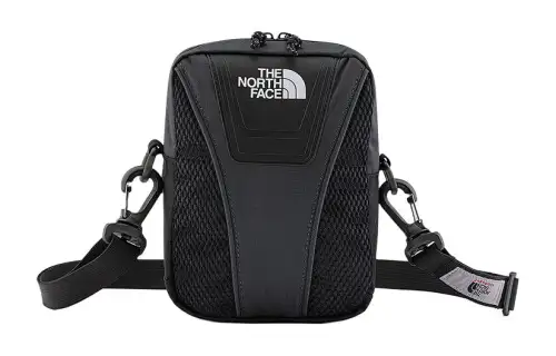 THE NORTH FACE 1.8L One Shoulder Crossbody Outdoor Bag Recycled Material Polyester Black Unisex