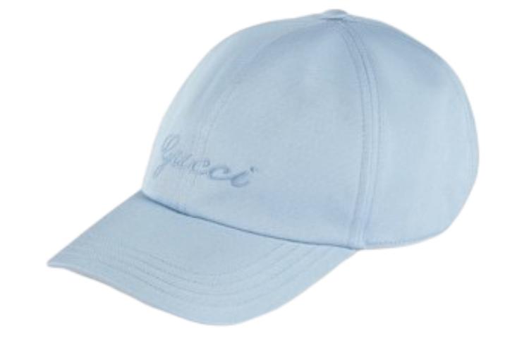 GUCCI Cotton Baseball Caps Men's Blue