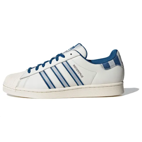 adidas originals Superstar White Blue