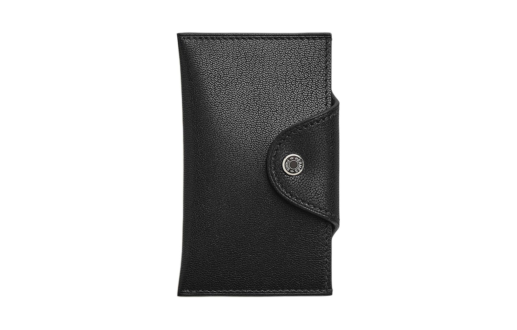 Женский картхолдер Hermes Iliade (черный)