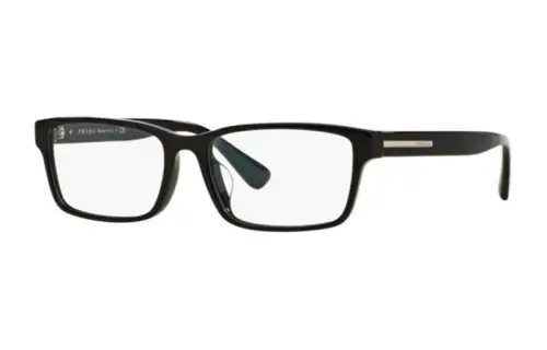PRADA Acetate Rectangular Eyeglass Frames Women's Black