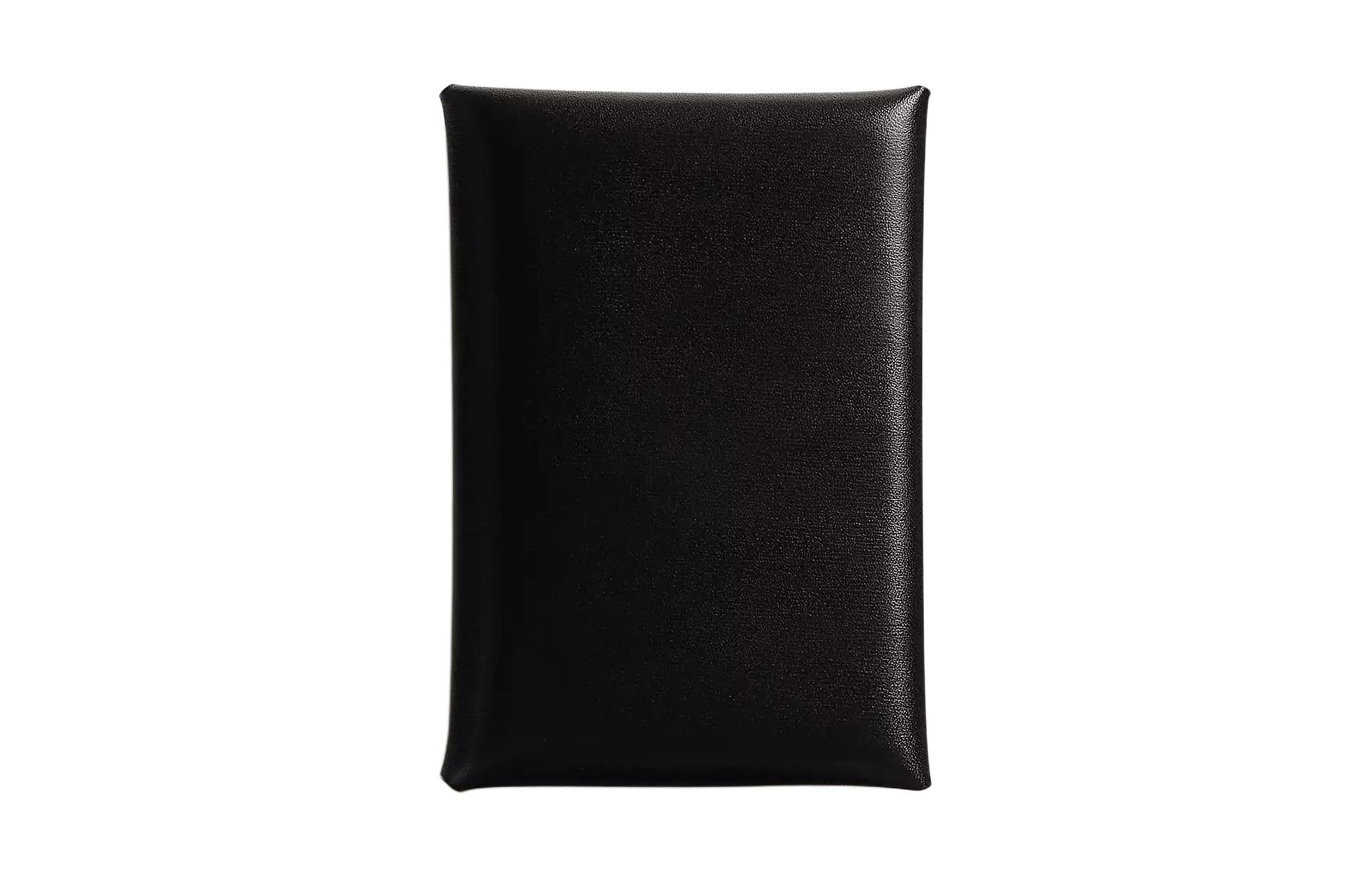 Женский кошелек Hermes Calvi Duo (черный)