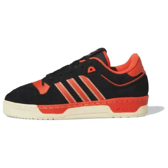 Adidas Originals Rivalry 86 Low Core Black Preloved Red Easy Yellow